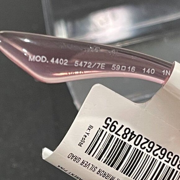 NWT Versace Pink Transparent Sunglasses (JB1330) - Picture 5 of 6